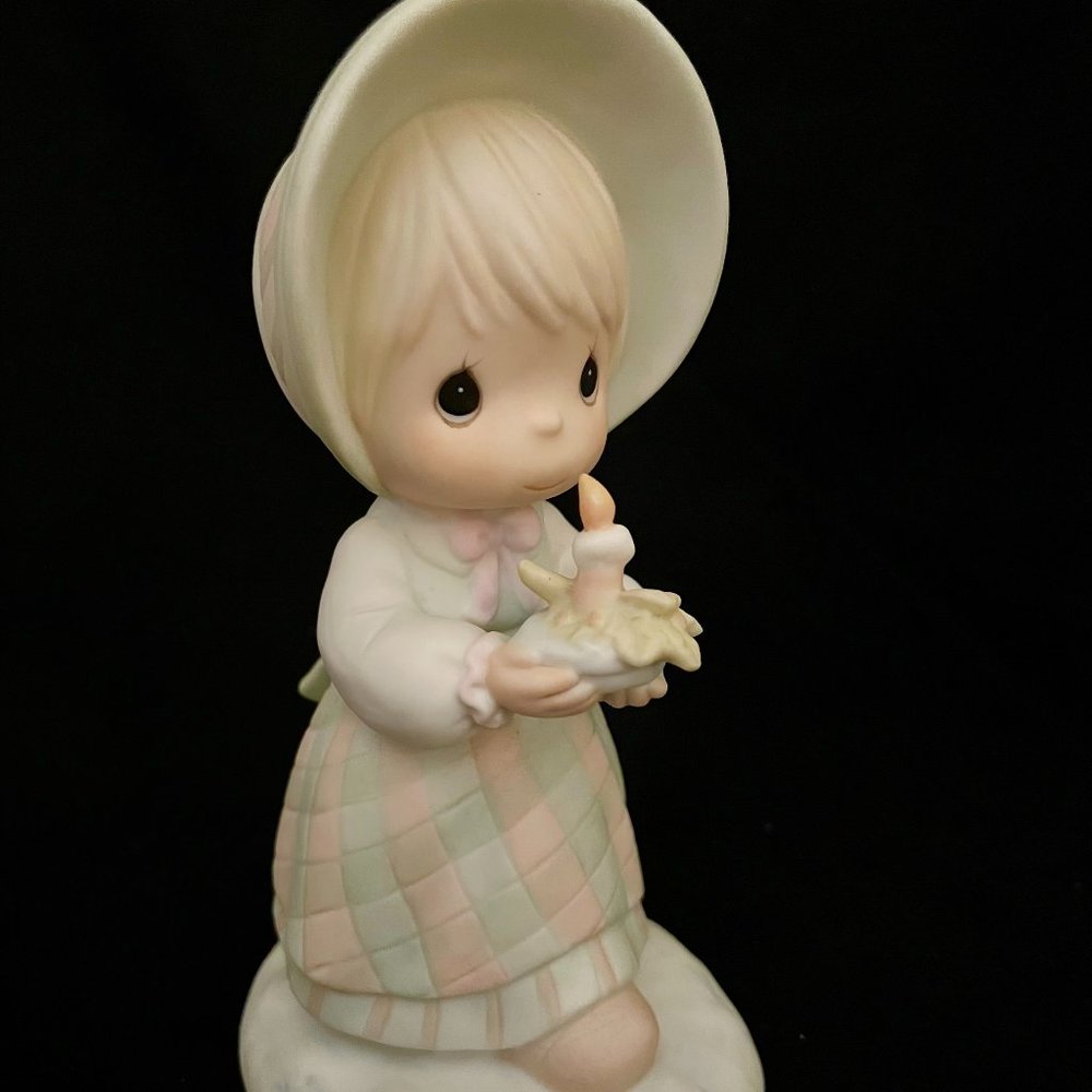 Precious Moments December Porcelain Figurine